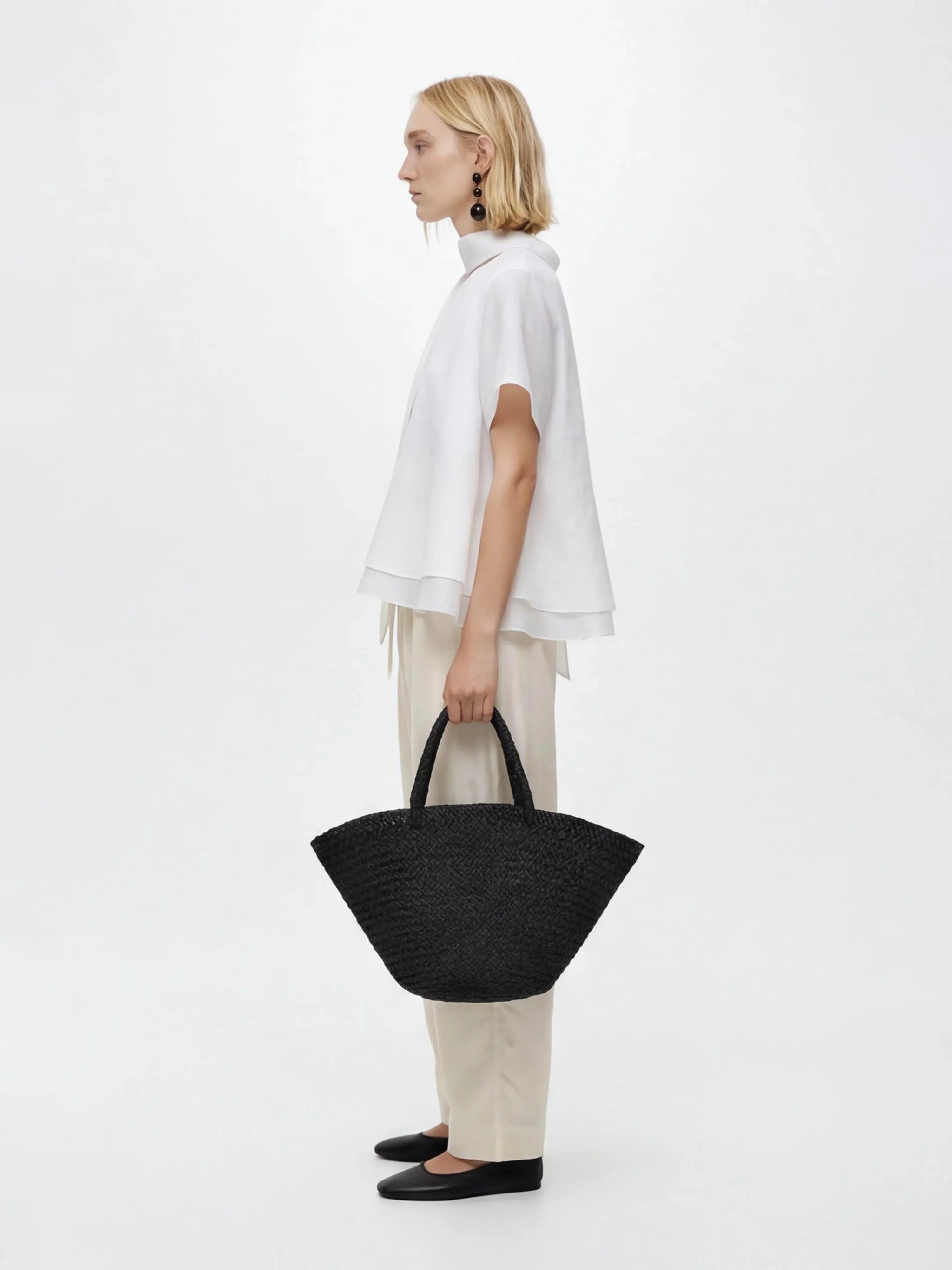LAYERPLAN | Isle Luster Cotton Drawstring Trousers