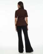 DRESSINGPAULA | Belted Blazer Top