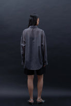 SAERO COLLECTIVE | Malgeun Tencel Shirt | Slate Grey