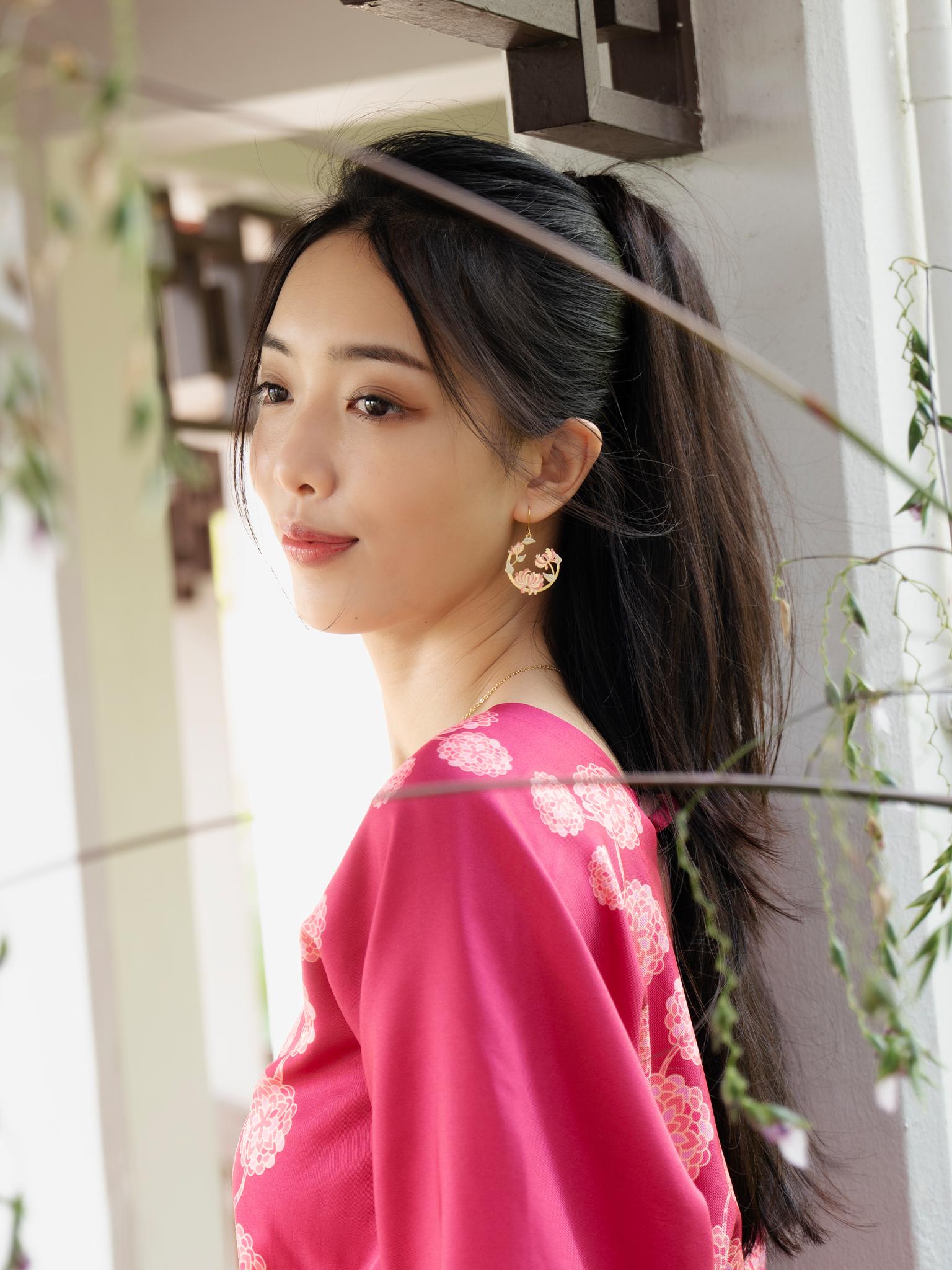 EMBRACE JEWELLERY | Chrysanthemum Season Earrings