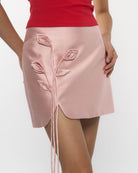 DRESSING PAULA | Floral Applique Mini Skirt