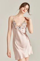 BELLS & BIRDS | Florentine Mulberry Silk Slip (Rose)