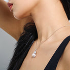 PEARLY LUSTRE | Leopard Freshwater Pearl Necklace WN00084 | SAFARI