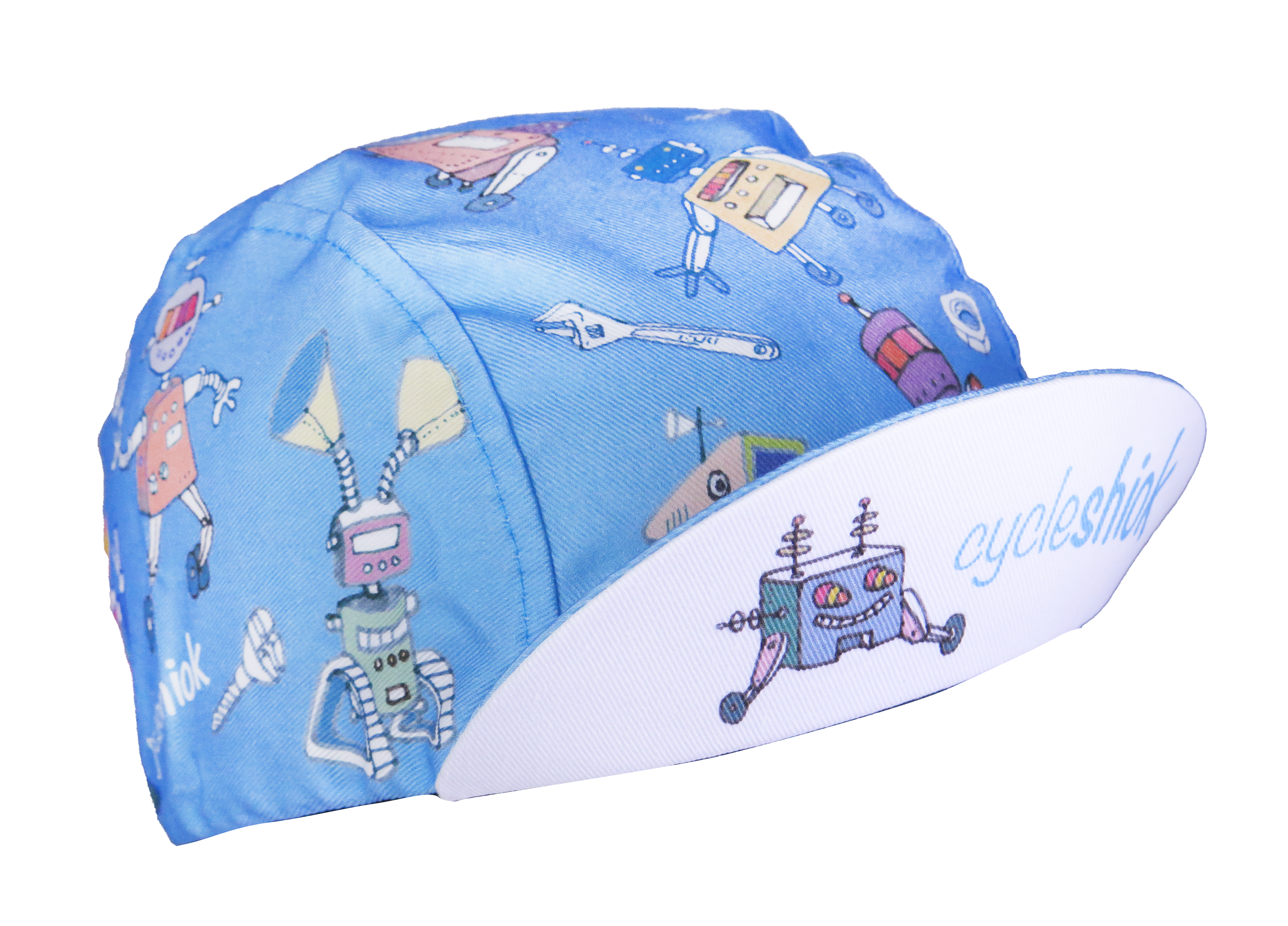 A DESIGN BY TAKACHYA | Faizal Caricatures x TKC Blue Robot Cycling Cap