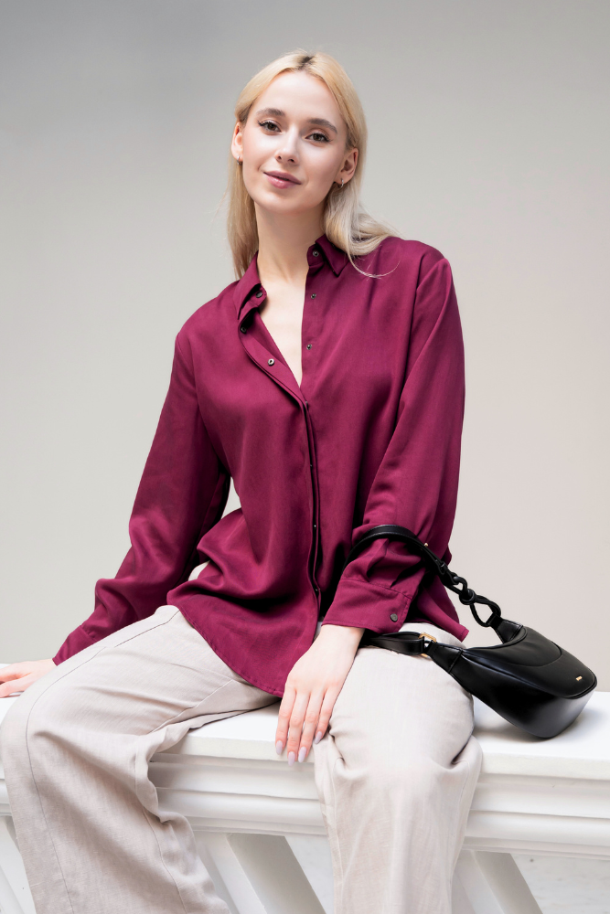 OLIVE BASICS | Marie Everyday Shirt in TENCEL™
