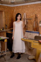 SAERO COLLECTIVE | Mok Textured Dress | White