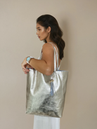 DESTI SAINT | Italian Leather Shopper - Champagne