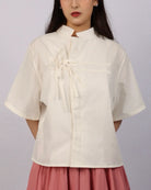 RAFFLES PRIVATO | MAL Mandarin Collar Boxy Shirt
