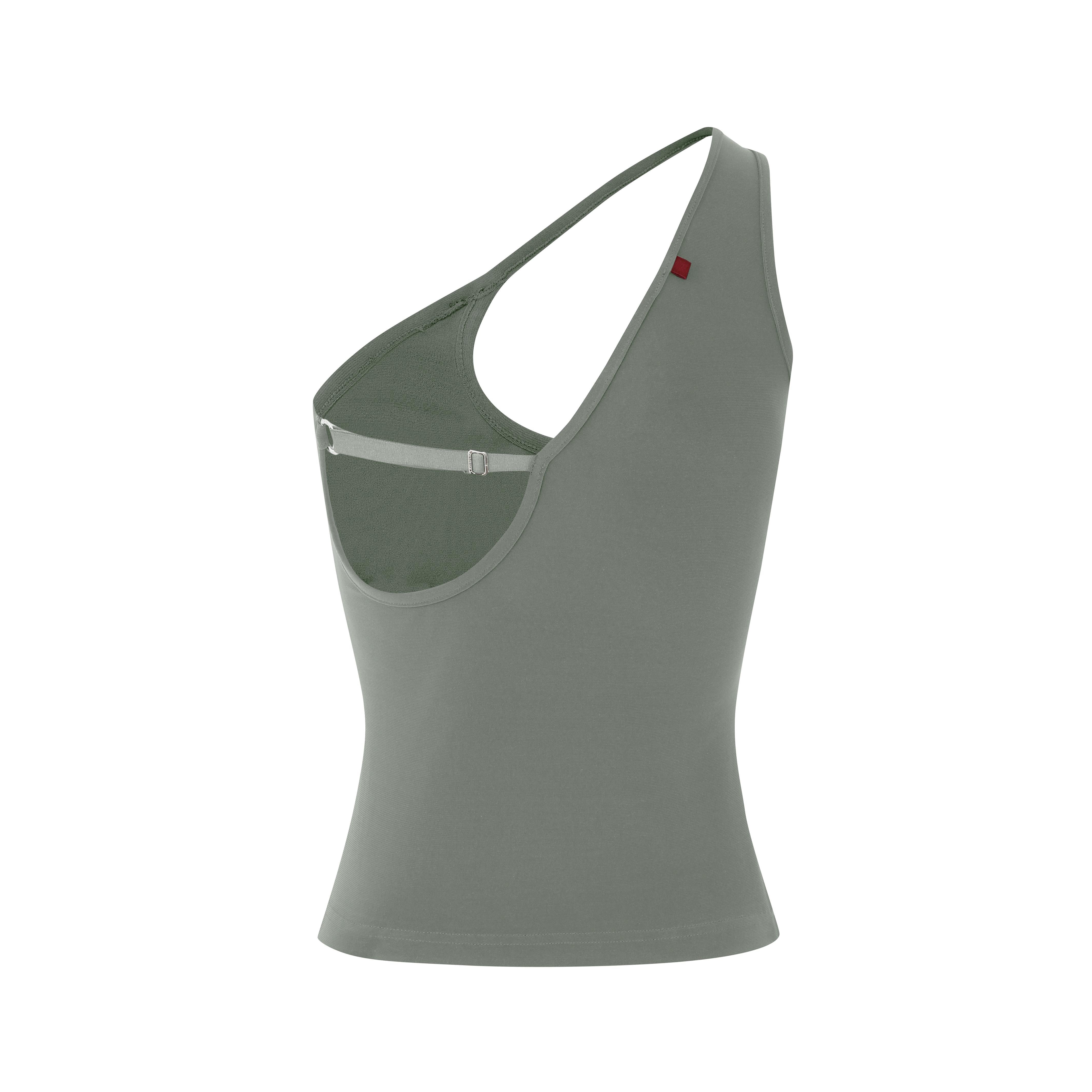 LAYERPLAN | Twila Gathered Stretch-Jersey Tank