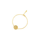 RISIS | Athena Pendant Bracelet in Gold with White Topaz