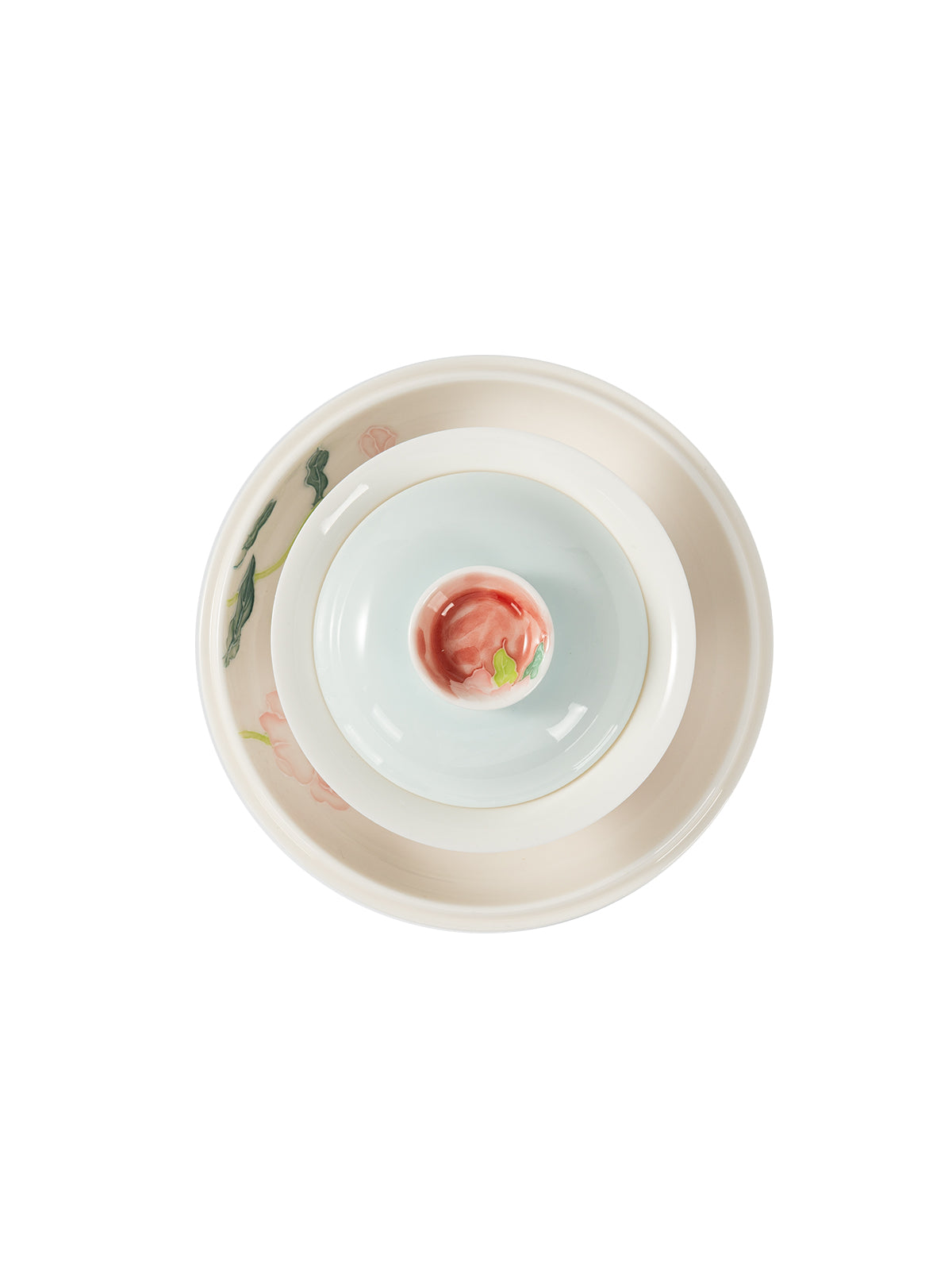 CRAFILAB | Light Blue & Rose Dream Three & Piece Gaiwan