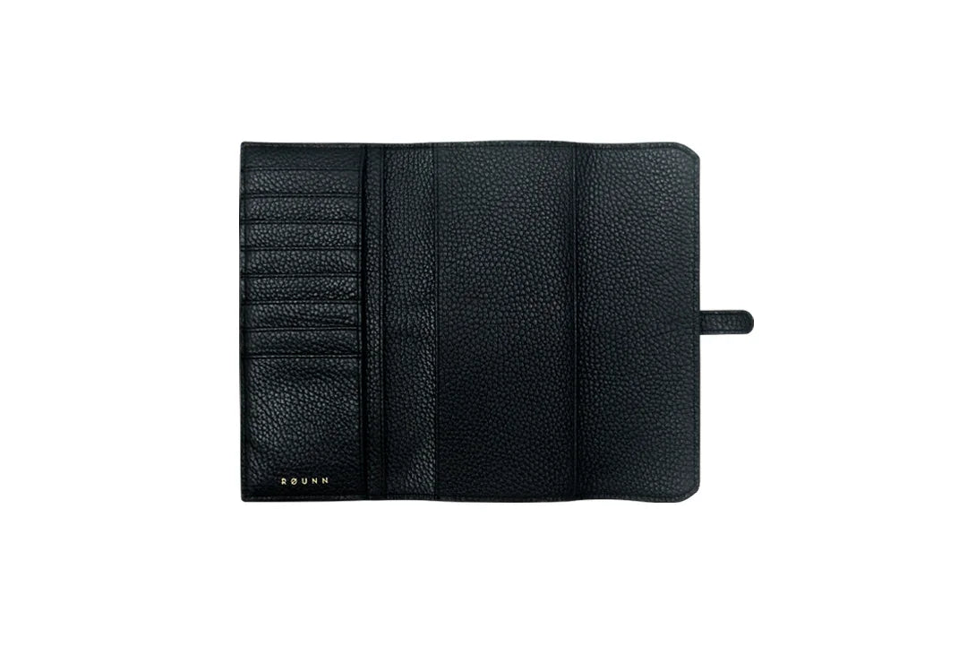 ROUNN | Contintental Wallet - Black Asphalt