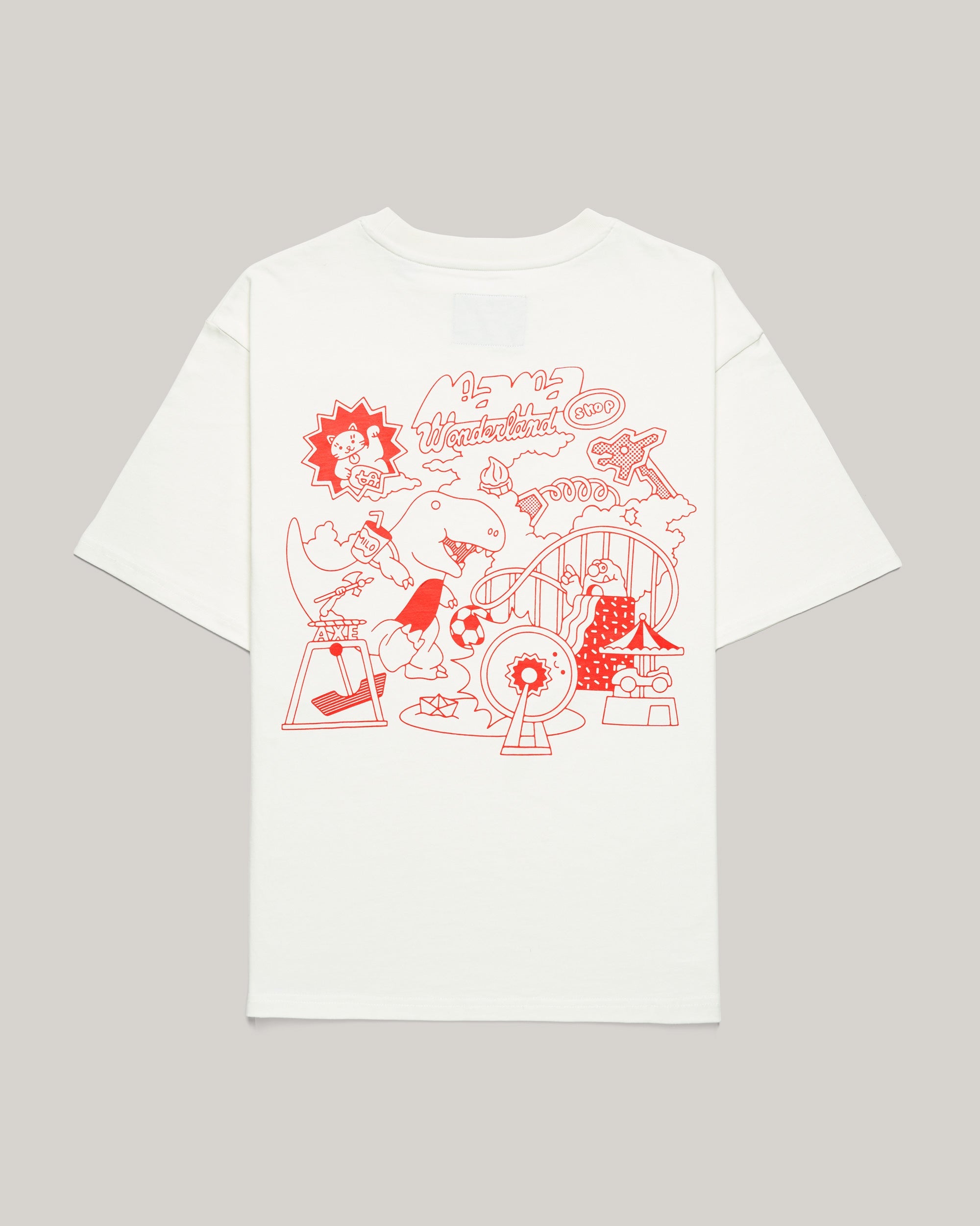 TALKING TOES | Never Grow Up Oversized Tee - Cream