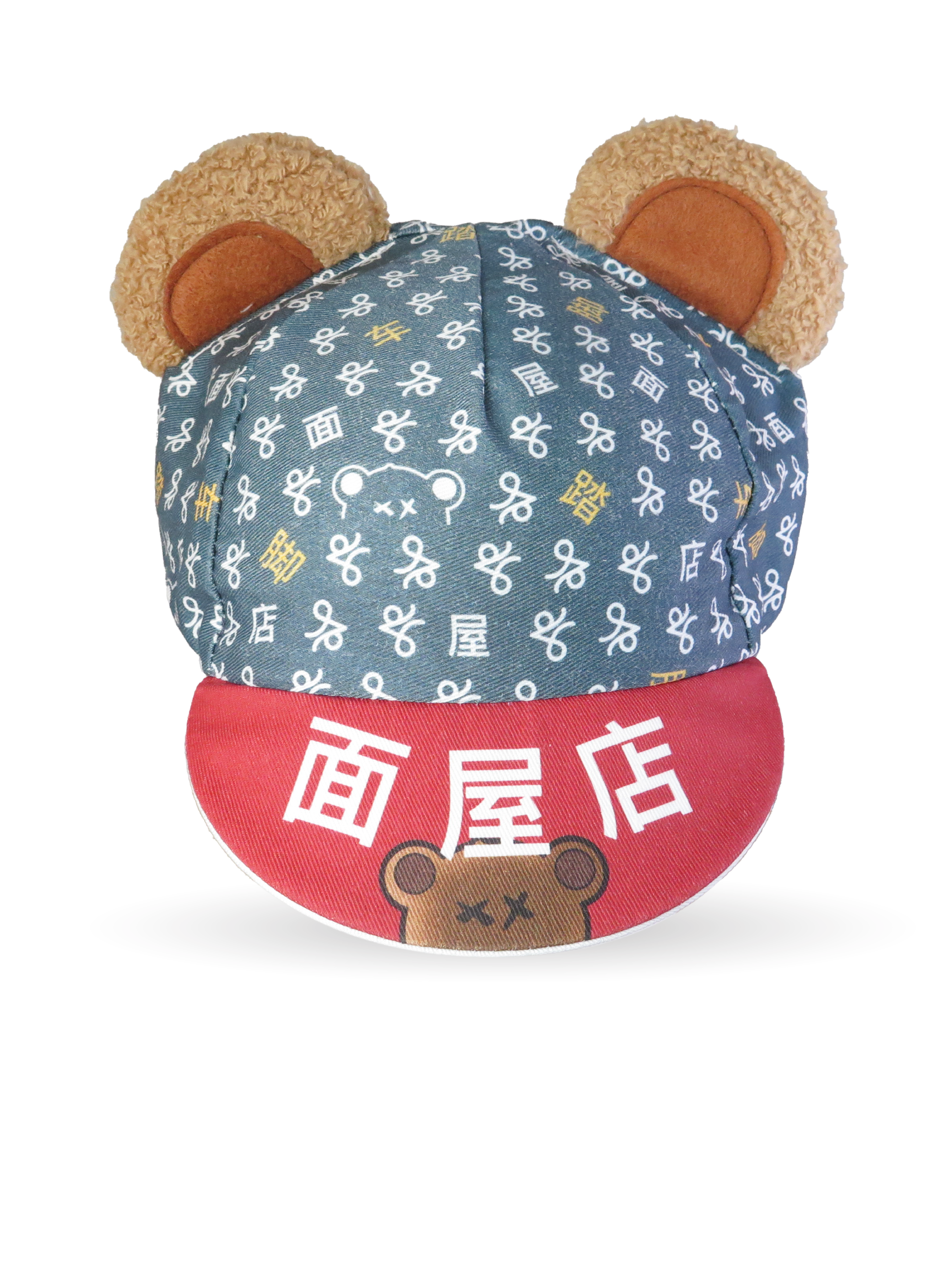 EXTRA NOODLE | EXTRA NOODLES x TAKACHYA Monogram Cycling Cap Bear Ears (Pre-Order)
