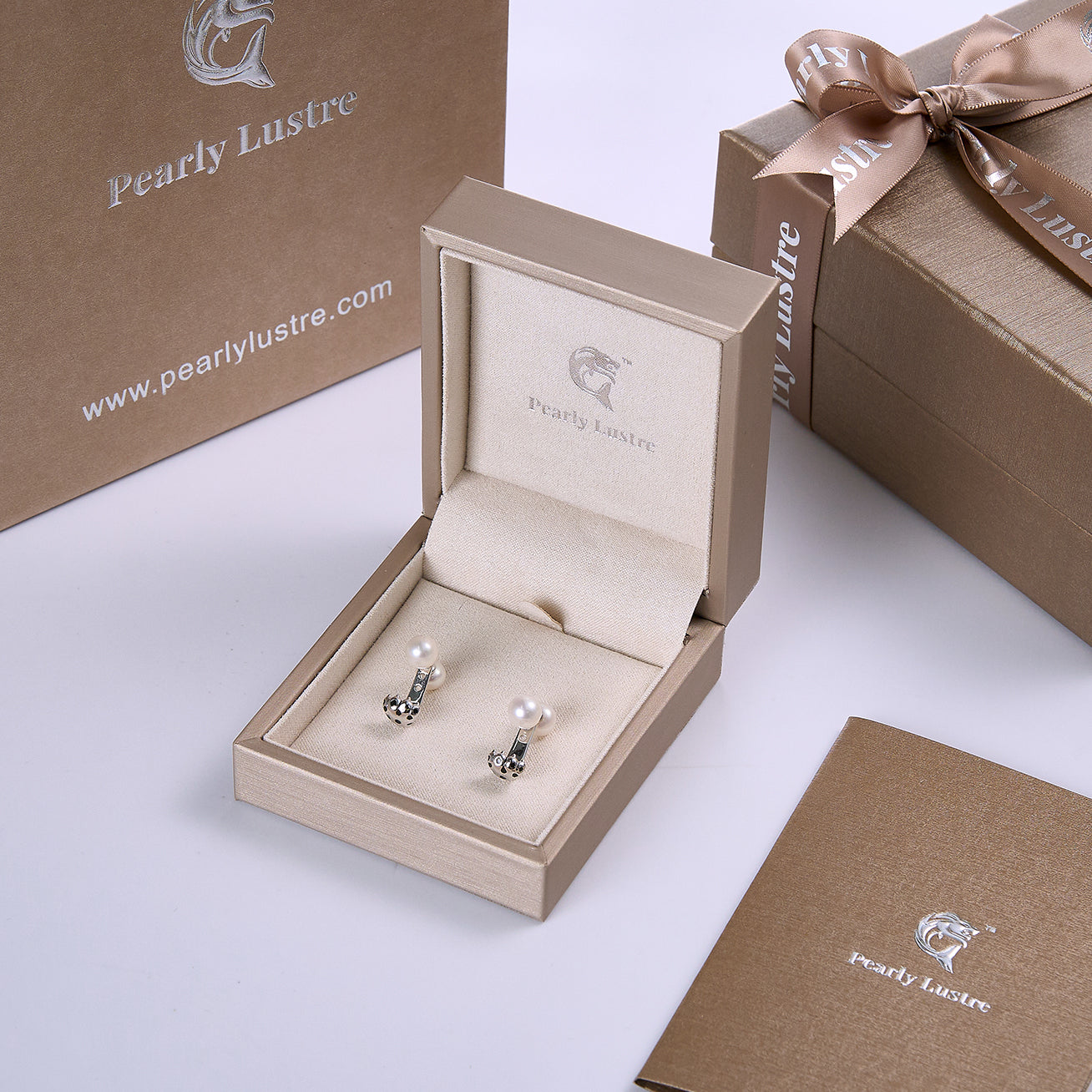 PEARLY LUSTRE | Top Lustre Freshwater Pearl Earrings WE00777 | SAFARI