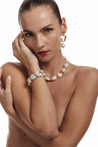 BOHEME BY VERO | Dune Earrings Single Pearl