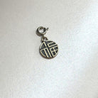 THE ANTECEDENT STORE | P - Round Blessings Pendent In Silver