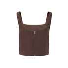 LAYERPLAN | Evara Linen Crop Top