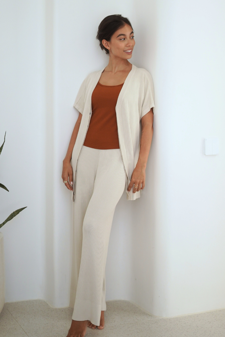 OLIVE BASICS | Abby Knit Pocket Pants
