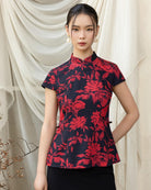 DOTTED LINE | Connie Cheongsam Top