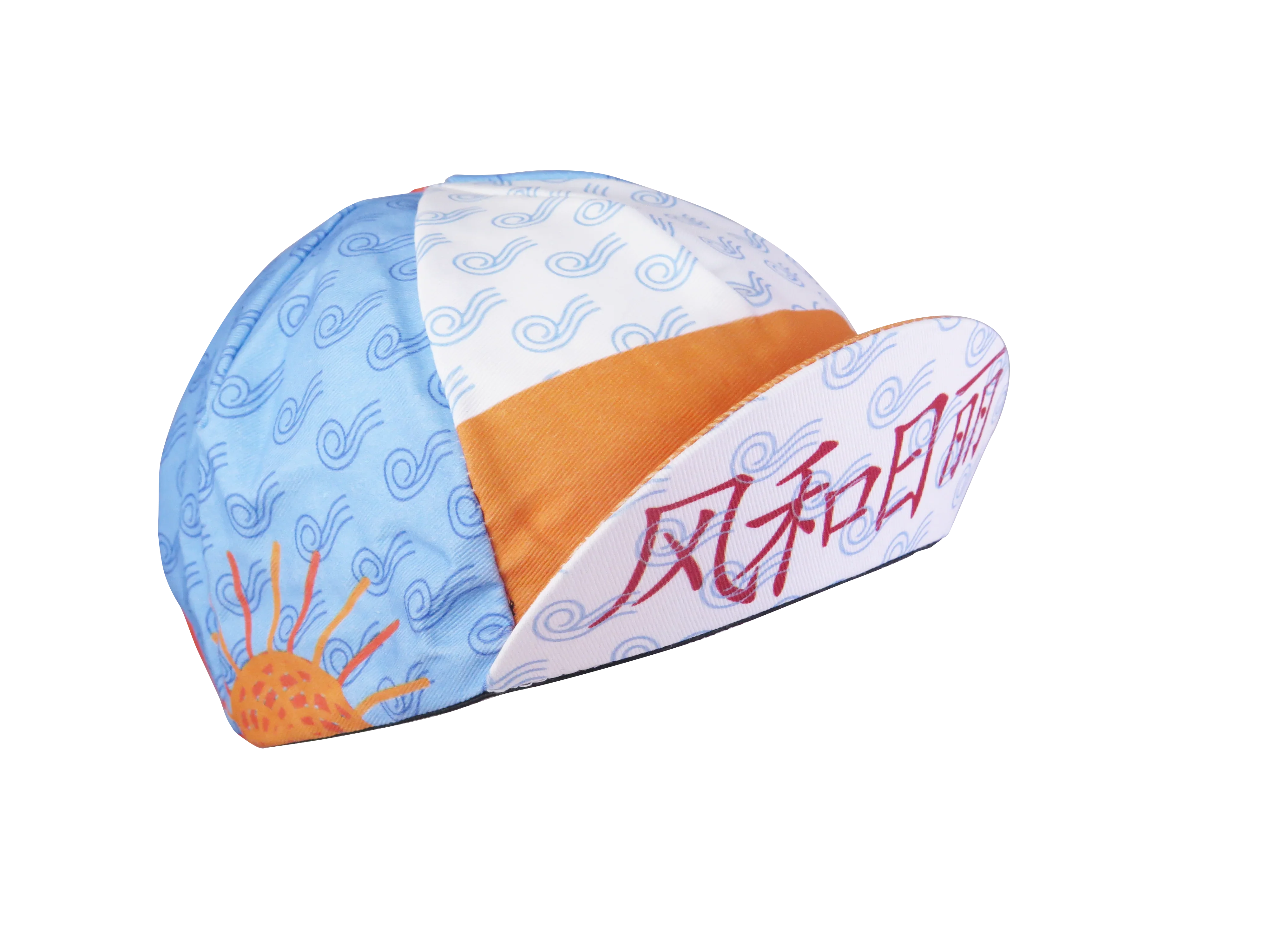 A DESIGN BY TAKACHYA | Cycling Cap - Chinese Idioms Nice Sun and Wind