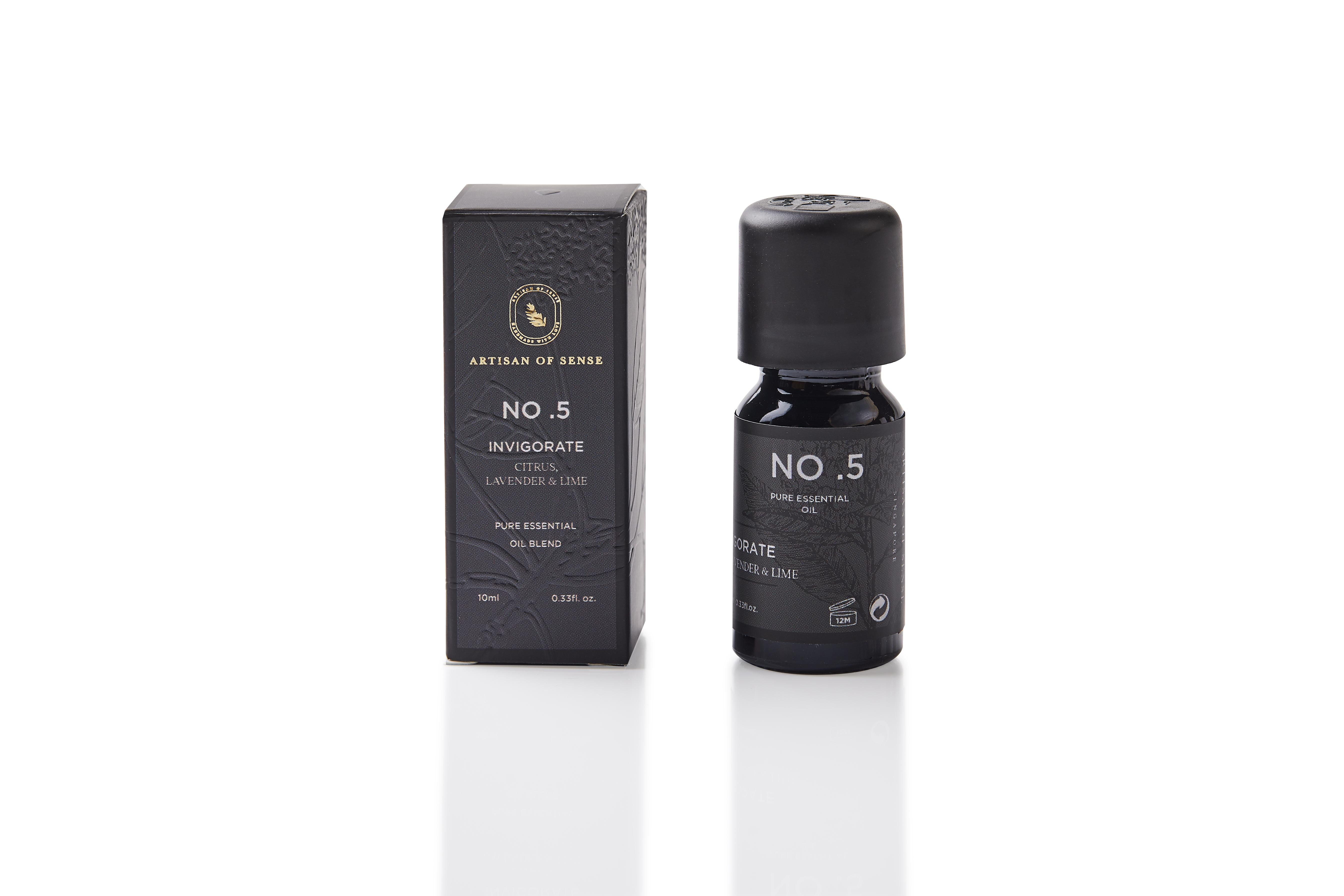 ARTISAN OF SENSE | No.5 Invigorate Essential Oil Blend | Lavender Eucalyptus & Sage