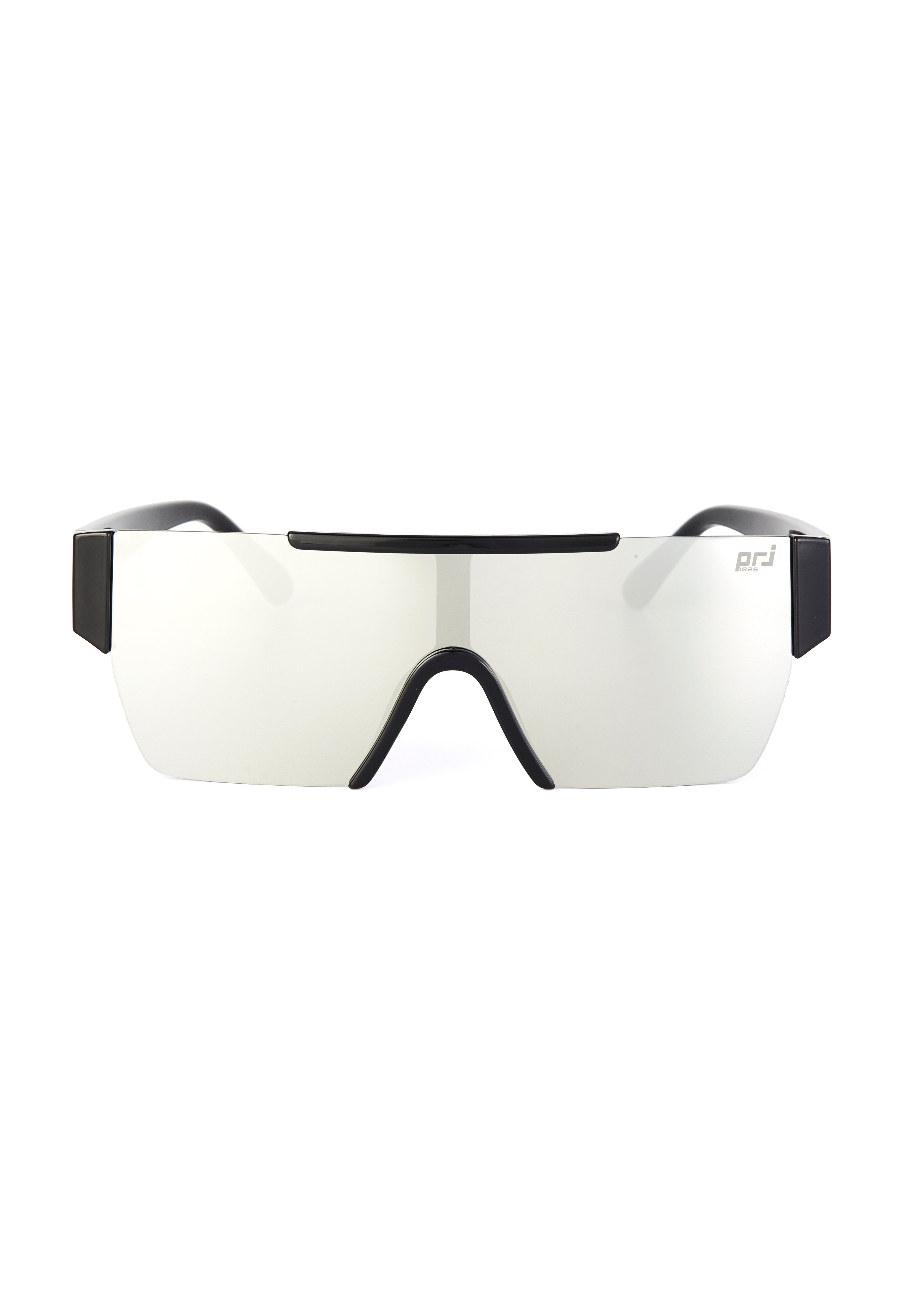 PROJECTWEAR | Edgerton Futuristic Sunglasses Black/Silver