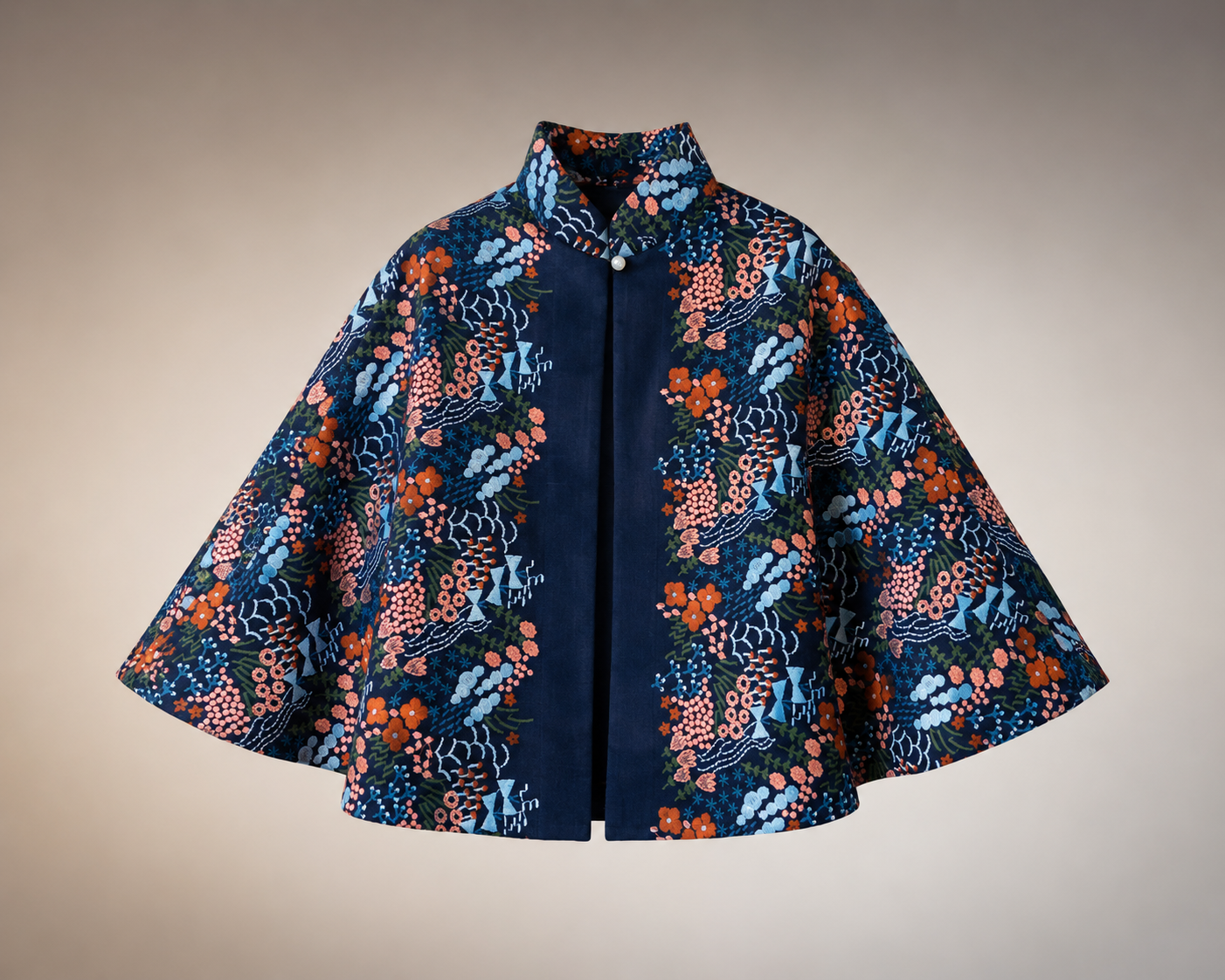 PAOPAO | 绣 XIU Floral Embroidery Cape (XIU-N)