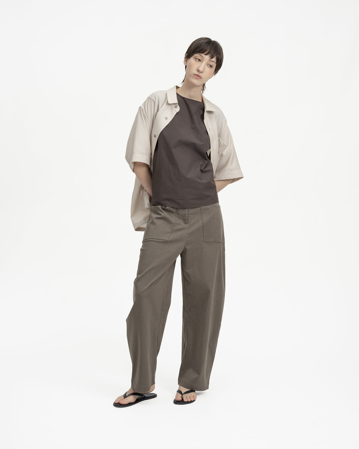 GRAYE | Sun Dried Draped Blouse
