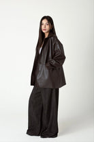 SAERO COLLECTIVE | Gajuk Oversized Jacket | Obsidian Brown
