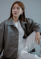 SAERO COLLECTIVE | Gajuk Oversized Jacket | Charcoal Grey