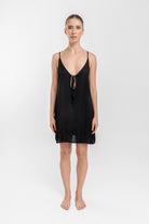 KATRUSS | Sleep Dress With Delicate Ties, Silken Glow