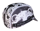A DESIGN BY TAKACHYA | Cycling Cap - I Am Fast Food Rider (Greyscale)