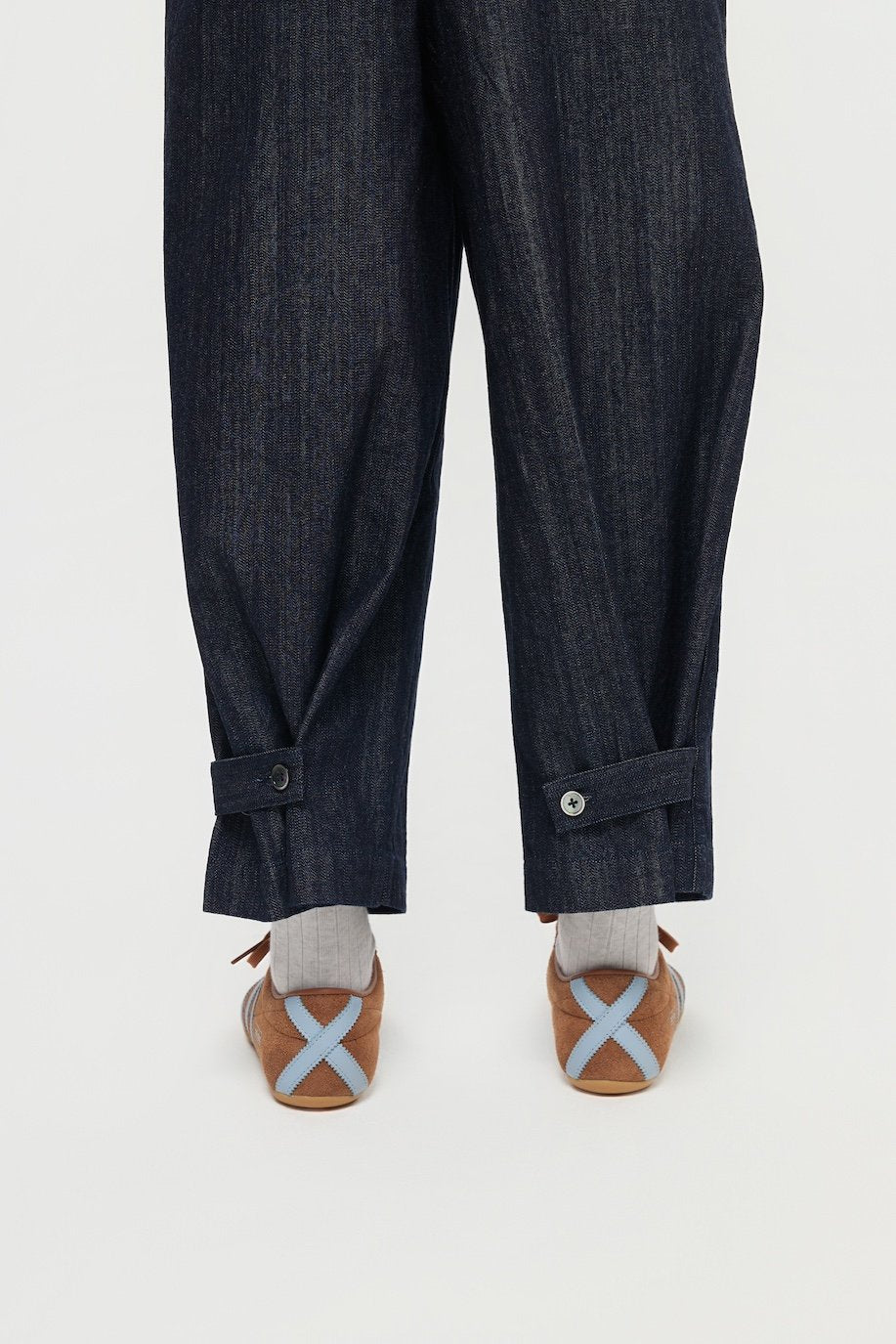 3EIGHTH | Barun Trousers in Slub Denim by Kaihara Japan