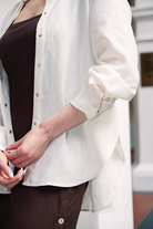 OLIVE BASICS | Marie Everyday Shirt In TENCELâ„¢ Linen