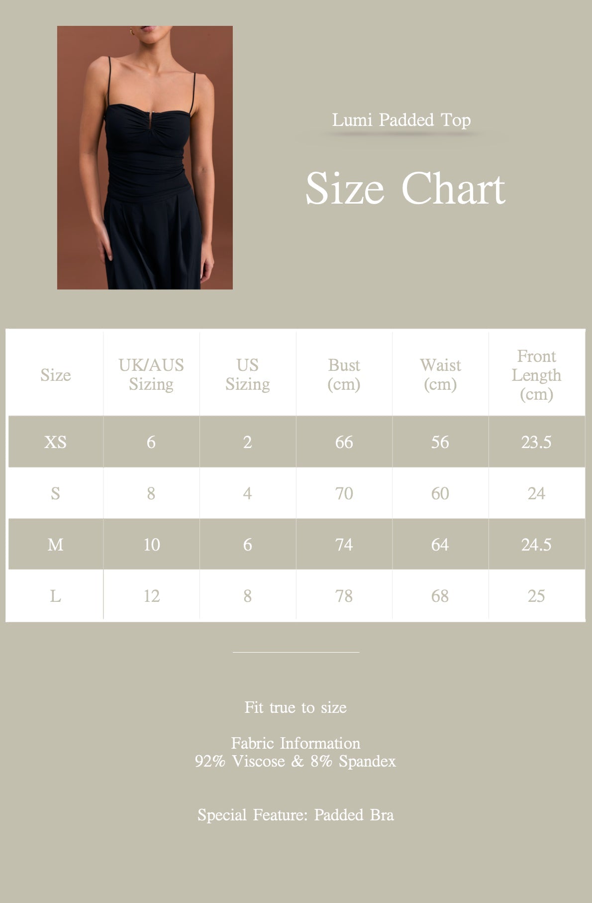 EMVY | Lumi Padded Top - Black