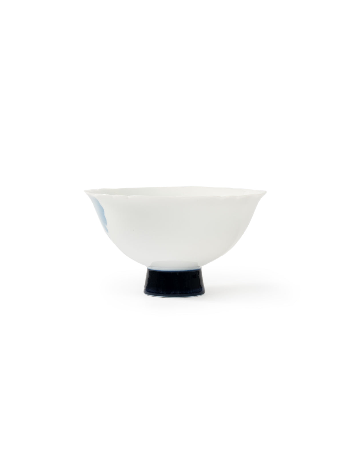 CRAFILAB | Blue Begonia & Tall Foot Floral Teacup