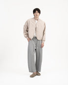 GRAYE | Pleated Sweatpants - Melange Gray