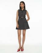 DRESSINGPAULA | Tweed Drop-Waist Mini Dress