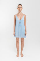 KATRUSS | Sleep Dress With Delicate Ties, Silken Glow