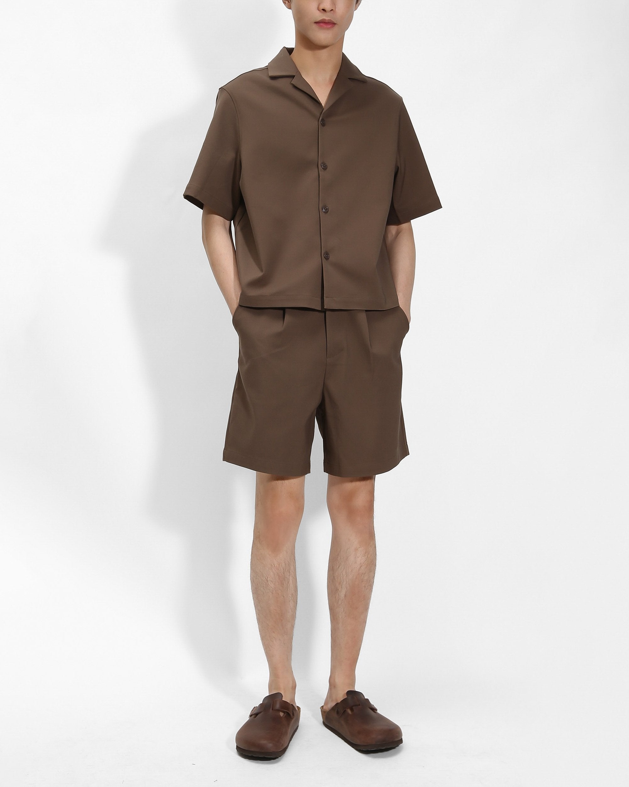 RYMH STUDIO | Pleated Shorts 001