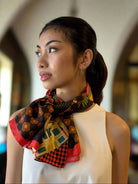 BINARY STYLE | Festive Night At Kampong Glam Silk Square Scarf 87x87cm