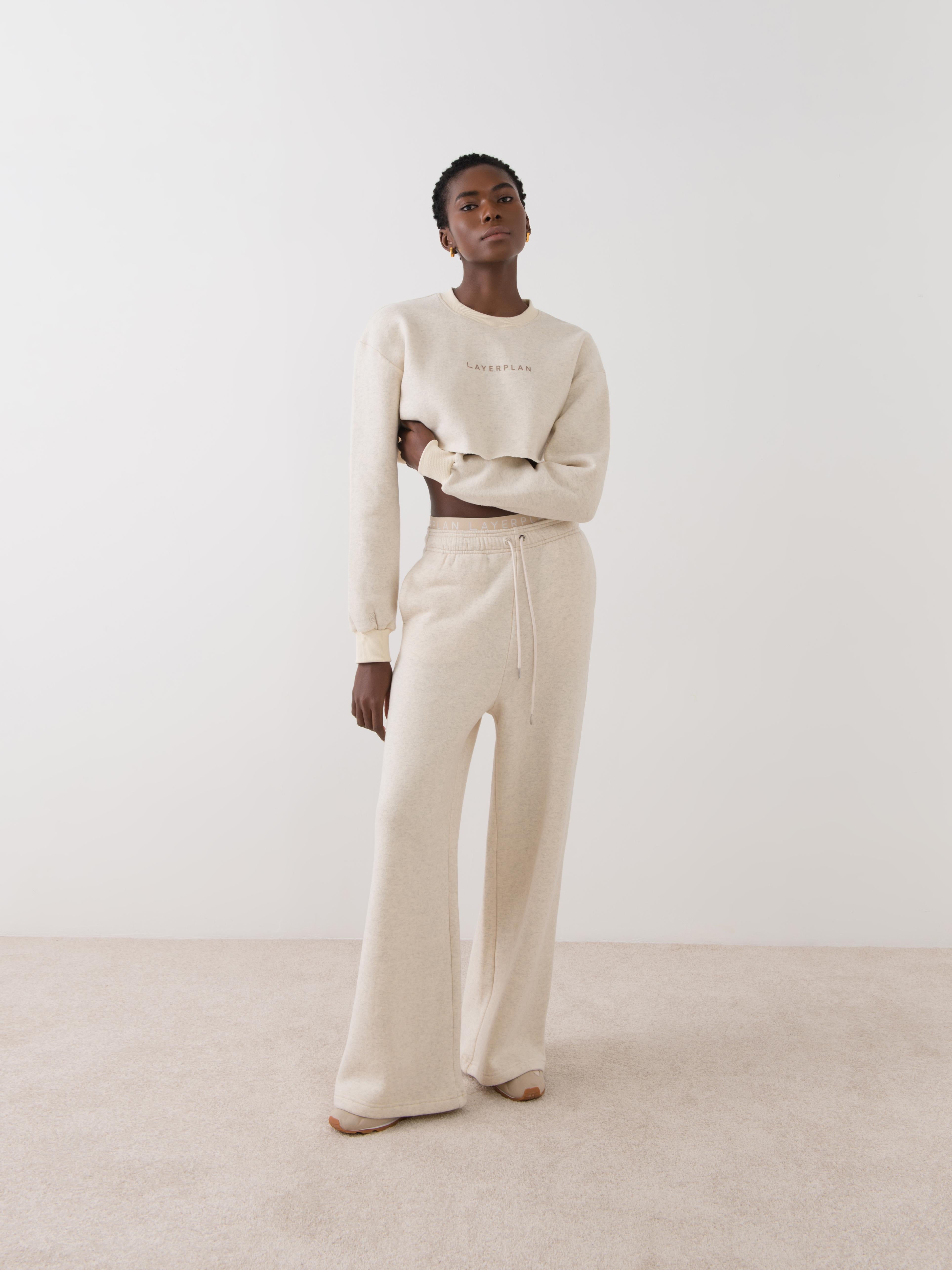 LAYERPLAN | LP Wideleg Logo Sweater Set