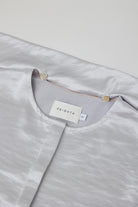 3EIGHTH | Nimai 2-Way Scarf Top In Silver Satin