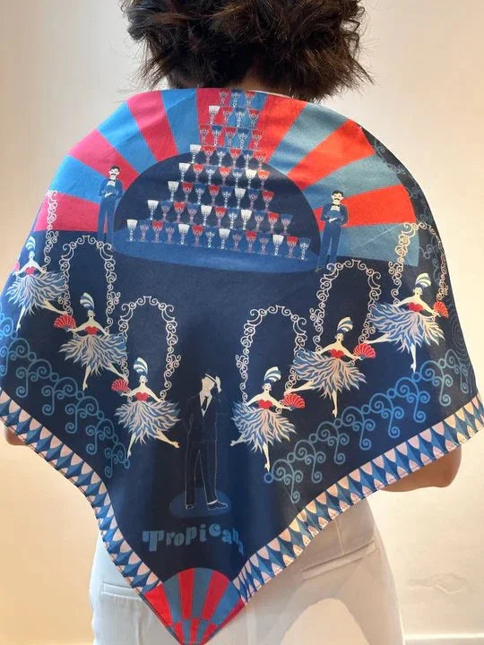 BINARY STYLE | Tropicana Dream Silk Scarf