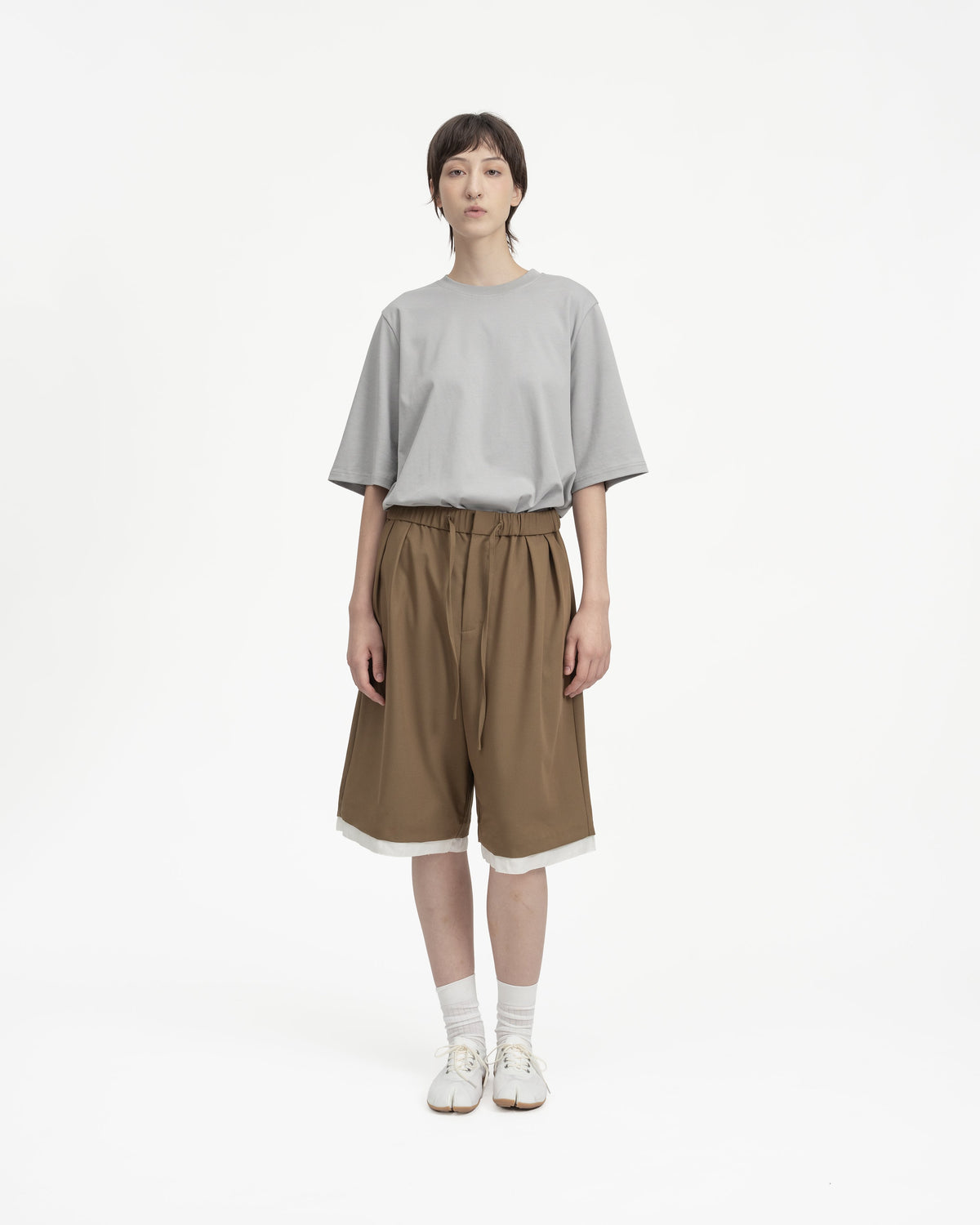 GRAYE | Layered Bermudas