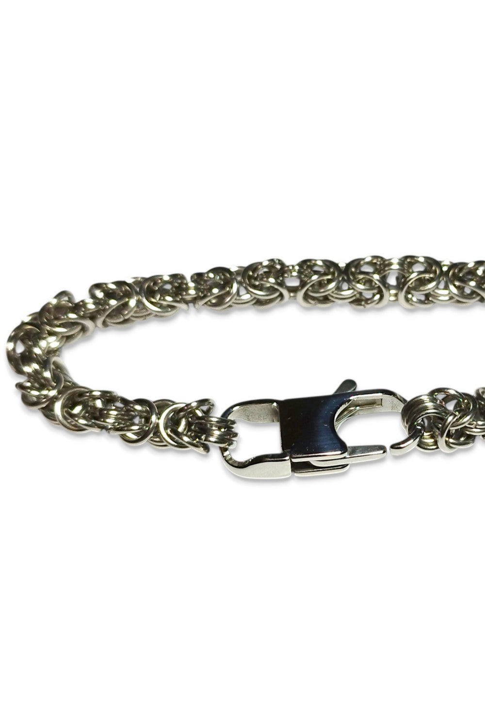 CREATIVE JEWELLERY STUDIO | Byzantine Stainless Steel Bracelet by Hooked On Maille