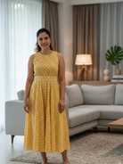 NIMBU | Elena Women's Flowy Dress With Belt