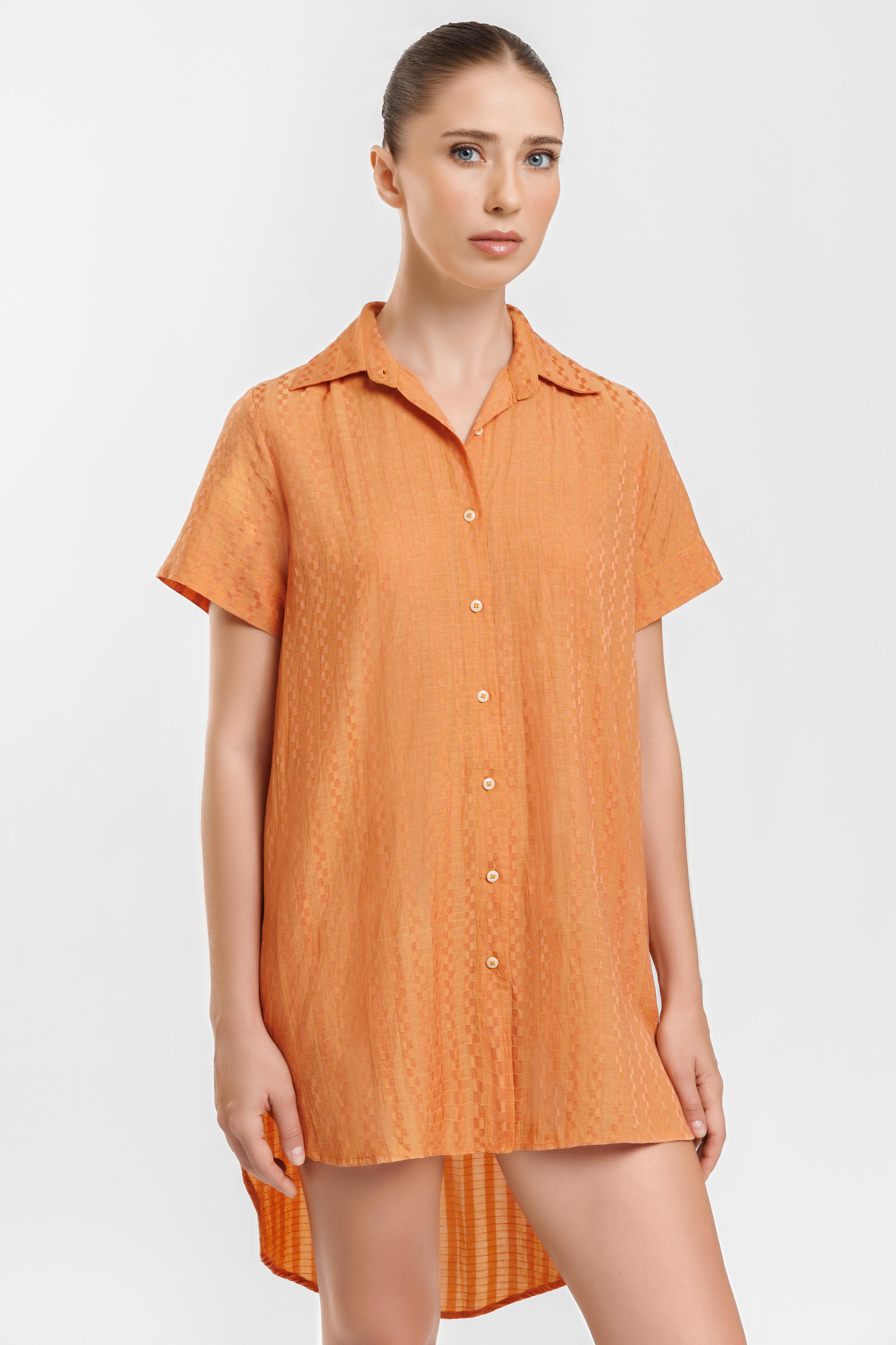 KATRUSS | Shirt Dress, Sheen Mosaic
