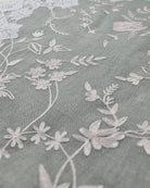 QUEENMARK | AN EMB Air Work Jaali 4 Sided Lace 7a